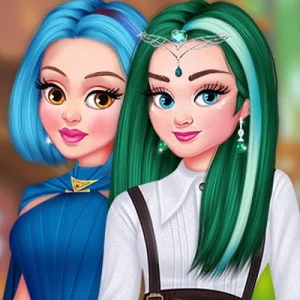 لعبة مغامرة صالون الشعر