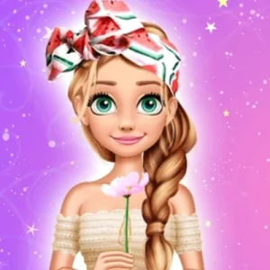لعبة موضة الكروشيه مع رابونزل